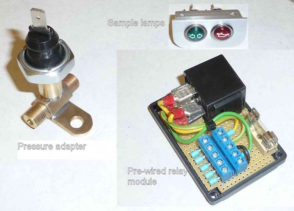 MGTD/TF Oil Pressure Adapter Kit